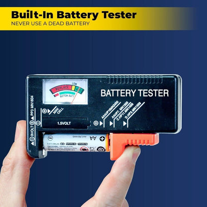 Battery Daddy Battery Organiser Up To 174 Batteries Holds Storage Case w/ Tester