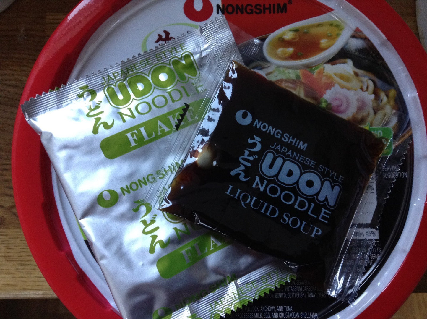 NongShim Premium Udon Japanese Style Instant Noodle Soup Bowl No MSG 6 x 276g