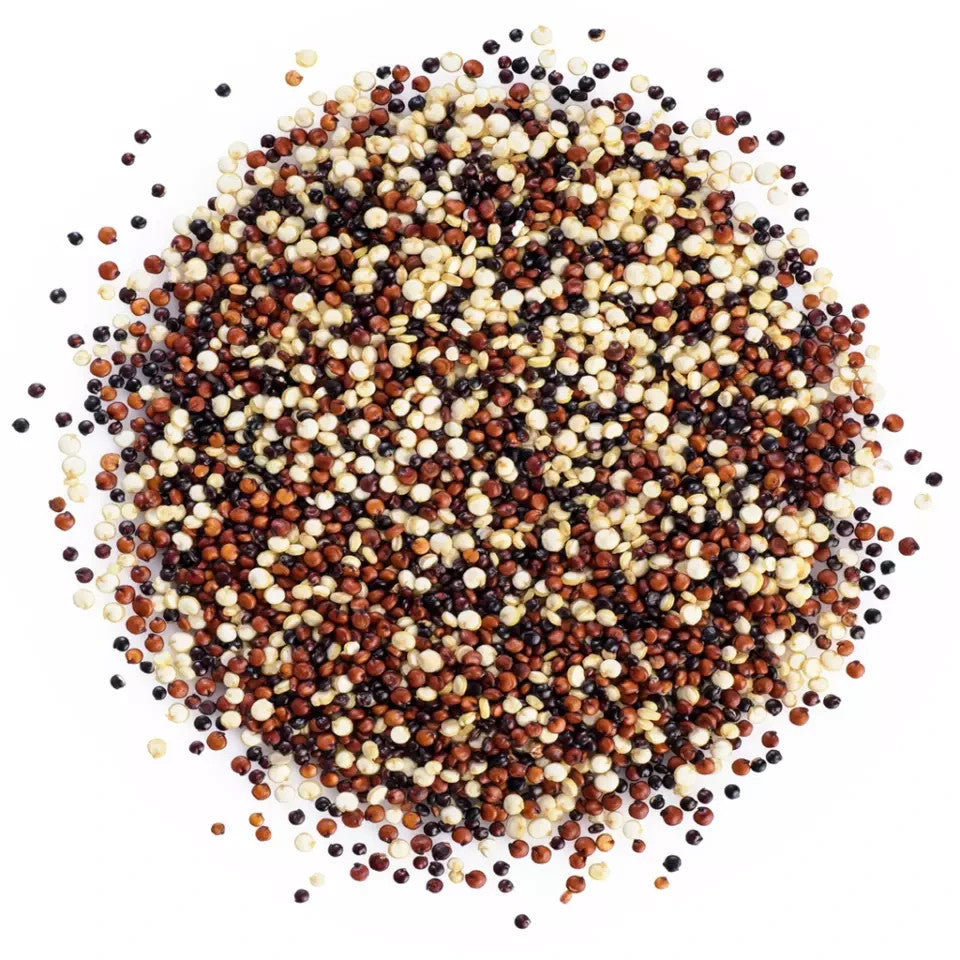 Organic Tri Colour Quinoa 1.8Kg Grain Meal Super Food Kosher Vegan Gluten Free