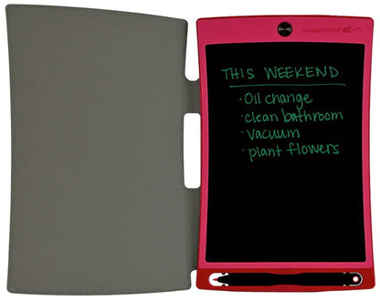 Boogie Board 8.5" Jot Reusable Writing Tablet with Protective Folio, Magnets