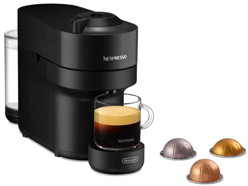 Nespresso Vertuo Pop Deluxe Coffee Machine Aeroccino3 Milk Frother by De'Longhi