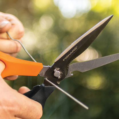 Fiskars Heavy Duty Lopper & Shear Set – Branch Pruner with Built-in Sharpener