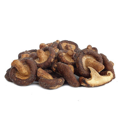 3x225g DJ&A Whole & Cut Shiitake Mushroom Crisps Kids Snack Dietyary Fibre Vegan