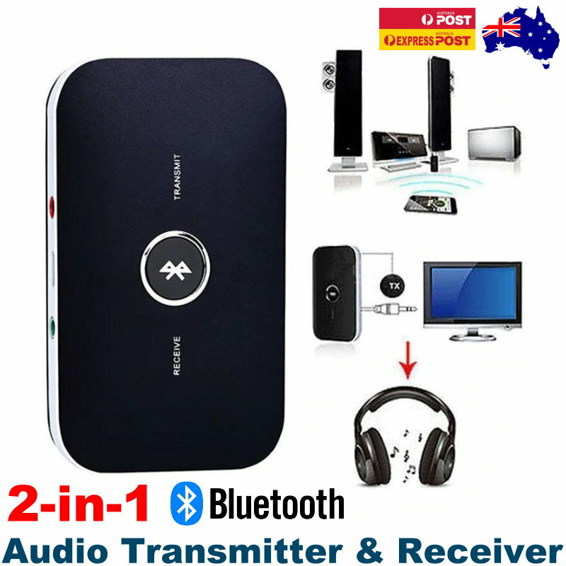 TEQ B6 Hi-Fi Wireless Bluetooth 2-in-1 Audio Transmitter & Receiver 3.5MM RCA