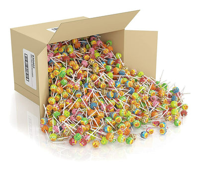 500 x Best Chupa Chups Lollipops Assorted Flavour Bulk Kids Lollies Candy Bag