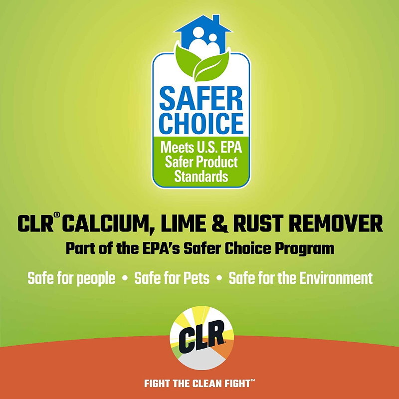 CLR Multipurpose Cleaner Calcium, Lime, Rust, Stain Remover 750mL Clean Safe