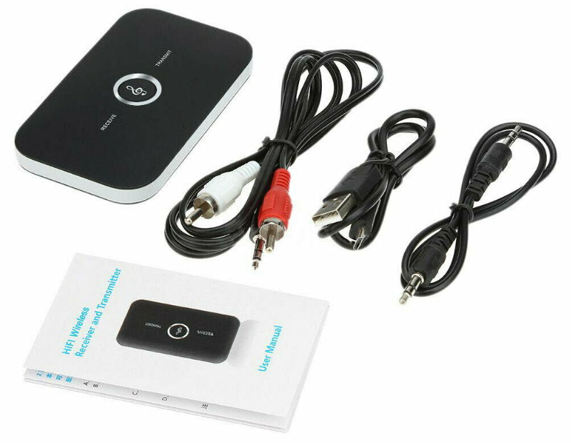 TEQ B6 Hi-Fi Wireless Bluetooth 2-in-1 Audio Transmitter & Receiver 3.5MM RCA