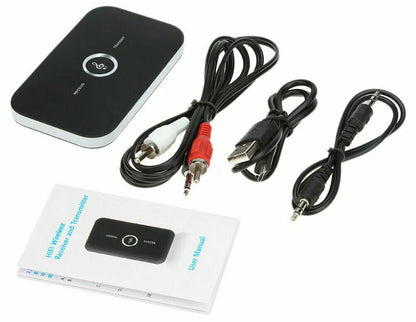 TEQ B6 Hi-Fi Wireless Bluetooth 2-in-1 Audio Transmitter & Receiver 3.5MM RCA