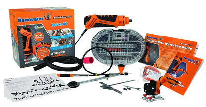 The Renovator 287pc Twist-a-Saw 550W Multi-Purpose Deluxe Power Tool Kit