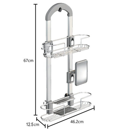 Artika U7 Hanging Shower Caddy Bathroom Shelf Storage Organiser Rust Proof Rack