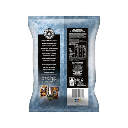 Red Rock Deli Honey Soy Chicken Deli Style Potato Chips Family Party Snack 640g