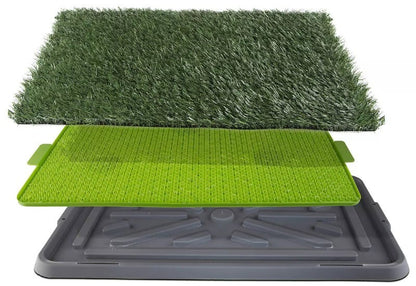 Silver Paw XL Potty Patch Dog Potty Reusable Training Toilet Grass Pee Pad Potty