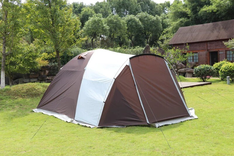 Timber Ridge 6 Person Family Waterproof Camping Dome Tent with Vestibule & Bag