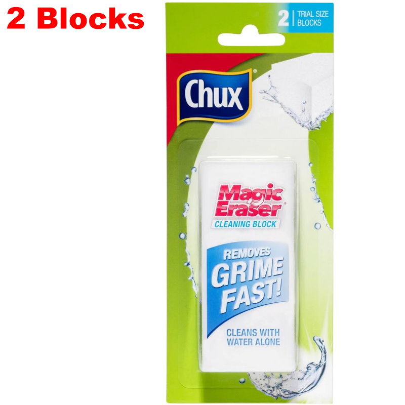 Chux Magic Eraser Spot Cleaner Cleaning Block Removes Grime Mark
