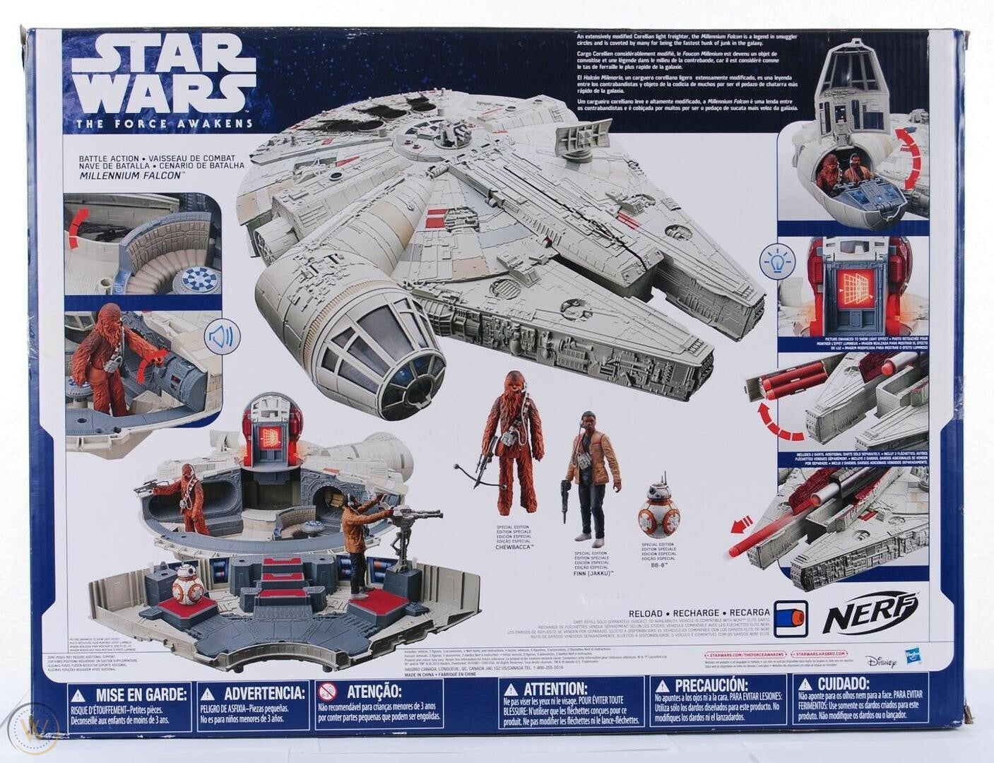 NEW Star Wars The Force Awakens Battle Action Millennium Falcon