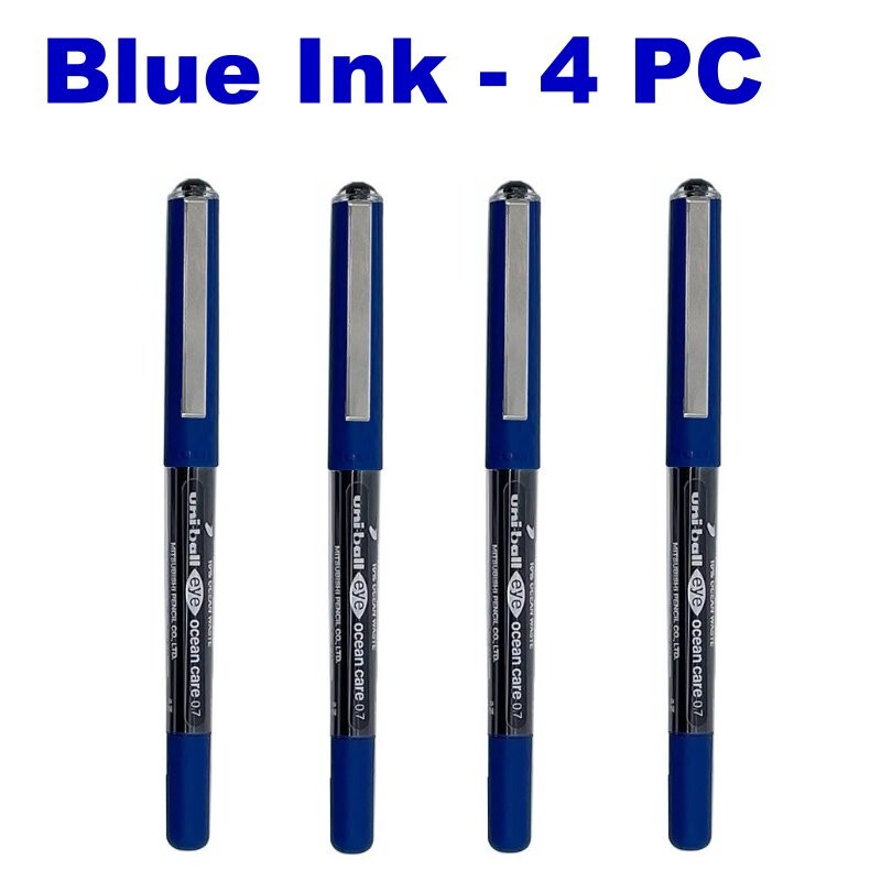 Uni-Ball Eye Ocean Care Rollerball Pen Blue/Black Liquid Ink 0.7mm - UB157