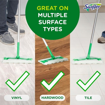 Swiffer Sweeper 2-in-1 Dry + Wet All Purpose Floor Mopping Cleaning Starter Kit