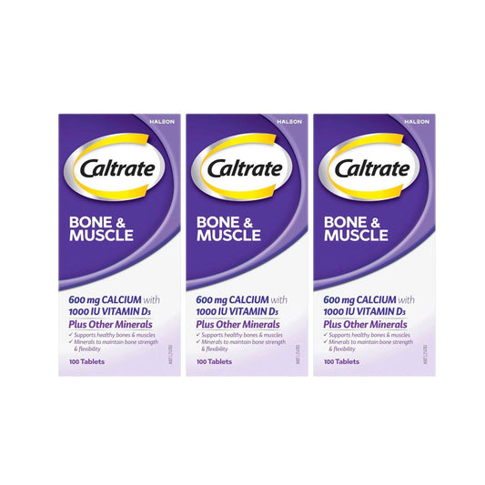 Caltrate Bone & Muscle Health Support Muscle & Bone Strength Calcium 300 Tablets