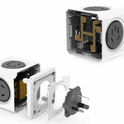 Allocacoc 5-Outlet/4-Outlet 1.5m/3m or 2x USB Original Extended PowerCube