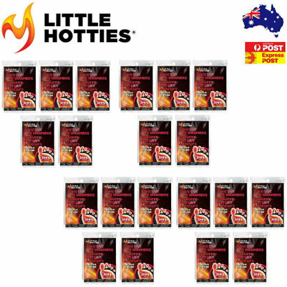 LITTLE HOTTIES 5 Hours Toe Warmers Indoor Outdoor Safe Natural Ski Winter