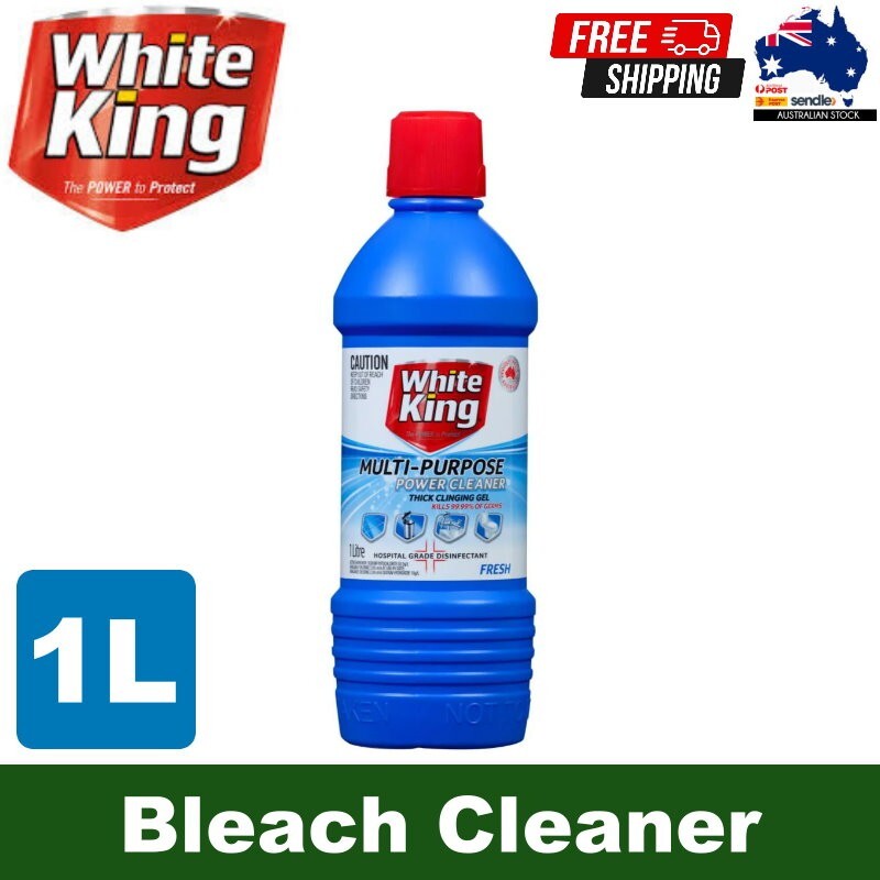 White King 1L Multipurpose Power Clean Bleach Cleaner Hospital Grade