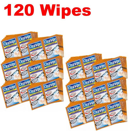 Clearwipe Lens Cleaner Wipes Streak-Free for Glasses, Screens, and Lenses