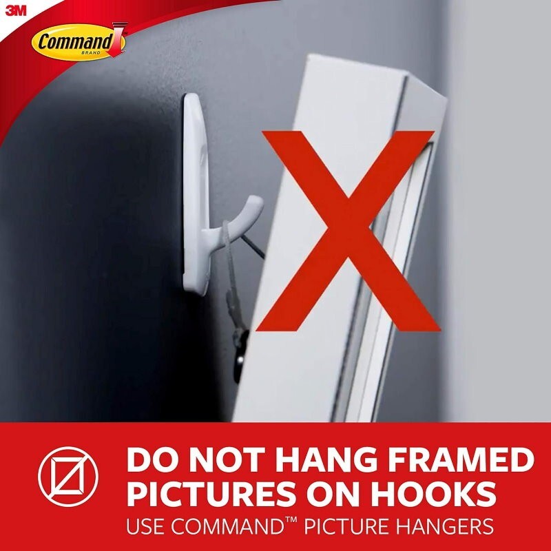 3M Command 18pc Hooks Value Pack Utility Adhesive Damage Free Hanging Hooks