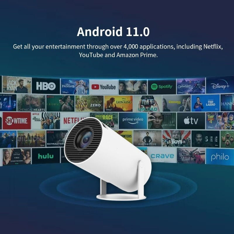 Topleo Freestyle Portable Smart Projector Up to 130" Projection & 180° Rotation