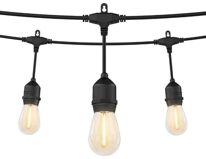 Artika 20 LED Bulbs 42 ft Waterproof Outdoor Solar String Lights 4 Lighting Mode
