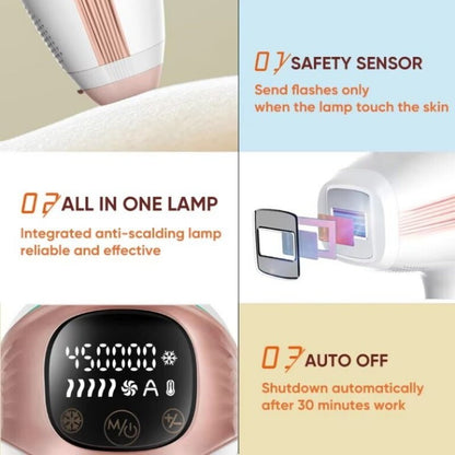 BoSidin IPL Laser Facial & Body Painless Permanent Hair Removal for Women & Men