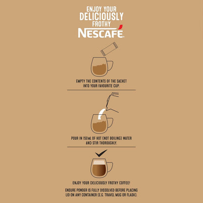 Nescafe Instant Coffee Stick Creamy & Frothy Cappuccino 60 x 12.5g Sachets
