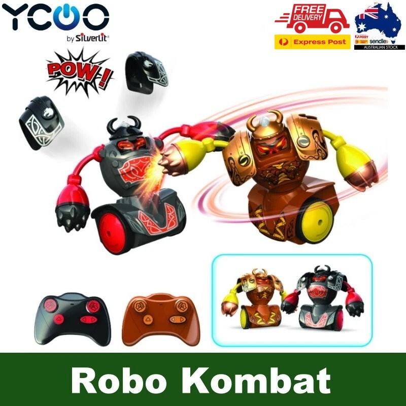 SilverLit YCOO 2-Pack Robo Kombat: Viking RC Battle Fighting Robot w/ Sound