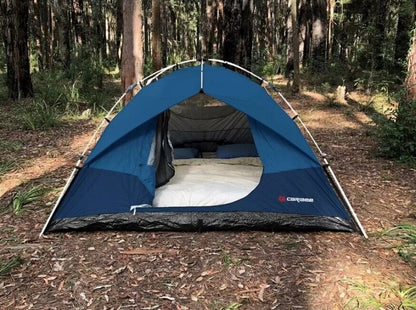 Caribee Spider 4 Easy Up Tent For 4 Adults or Two Adults Plus Hike Packs
