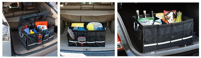 Eurow 65L Automotive Trunk Organizer Car Boot Storage Collapsible Aluminium Hand