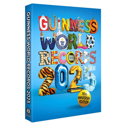 Guinness World Records 2025 Hardcover Education Statistic Book Gift Idea Present
