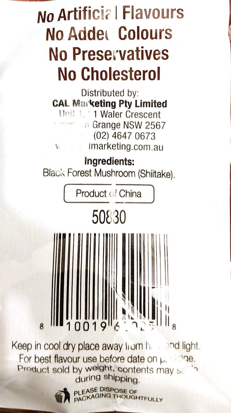 Premium Hand Picked Dried Black Forest Shiitake Variety Cooking Mushroom 450g