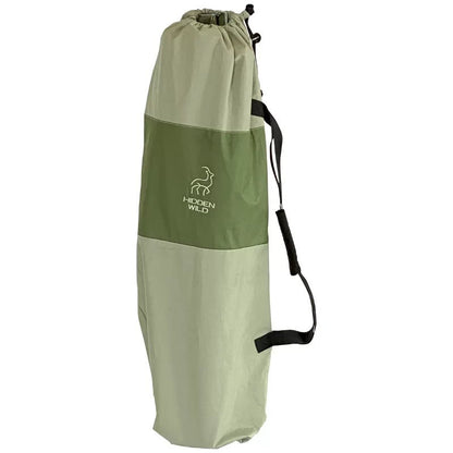 Hidden Wild XL Portable Folding Camp Cot with Carry Bag - 159kg, 200x80x47 cm