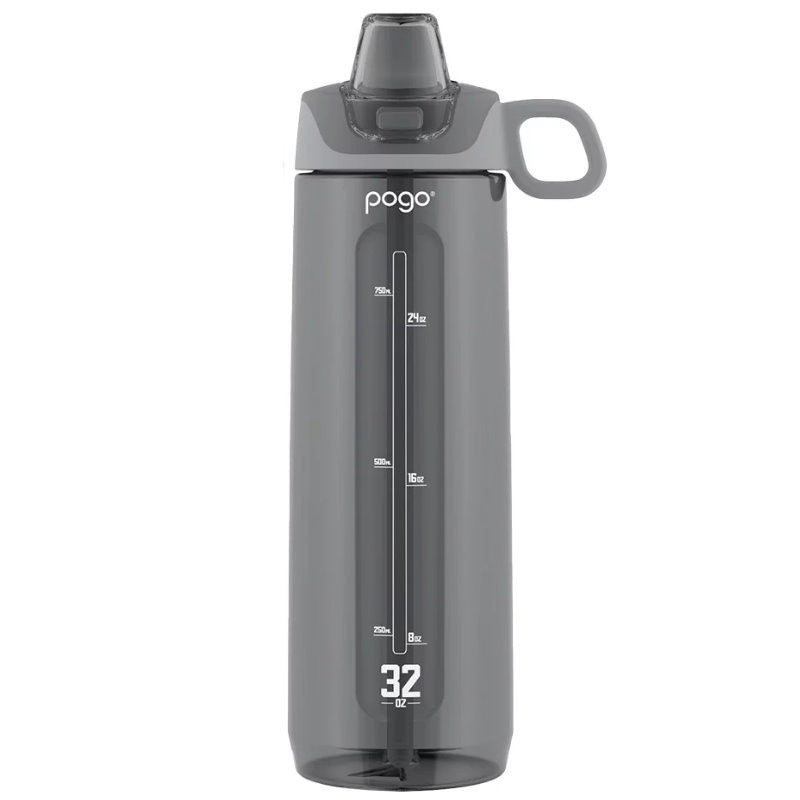 Pogo Tritan Water Bottle with Soft Straw 946 ml (32 oz) - Leakproof, BPA-Free