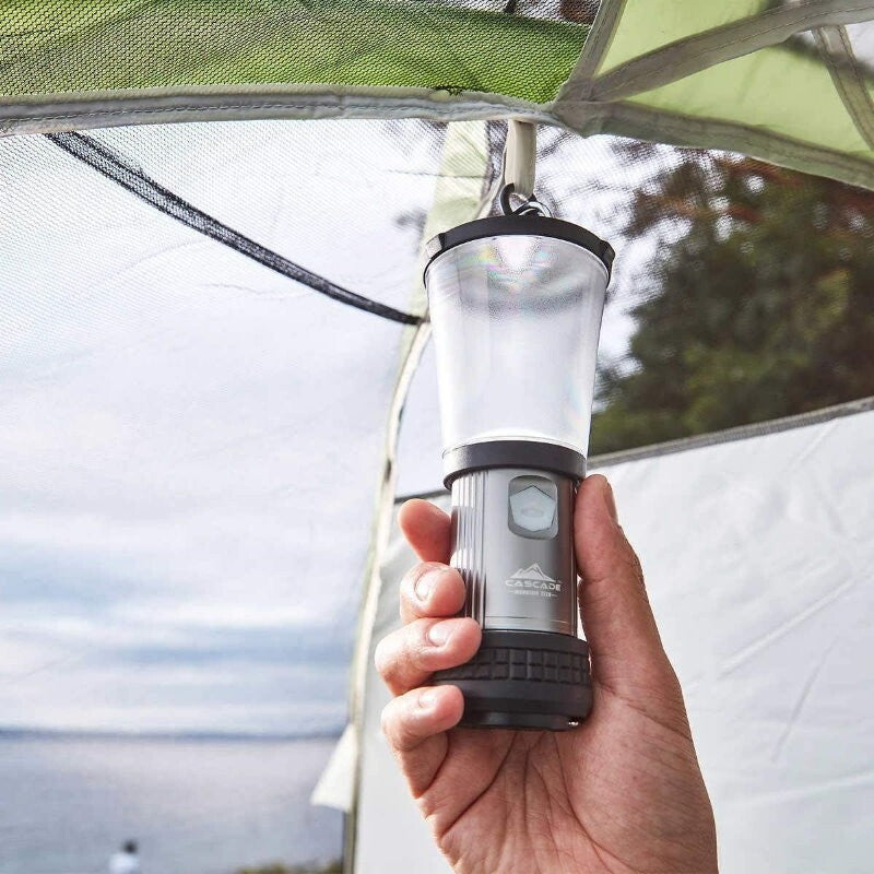 Cascade Mountain Tech 3-Pack Camping IPX4 Water-Resistant Compact LED Lantern