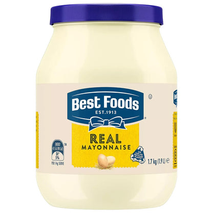 Best Food Real Mayonnaise Kosher Gluten Free Tasty Creamy Condiment Mayo 1.7kg