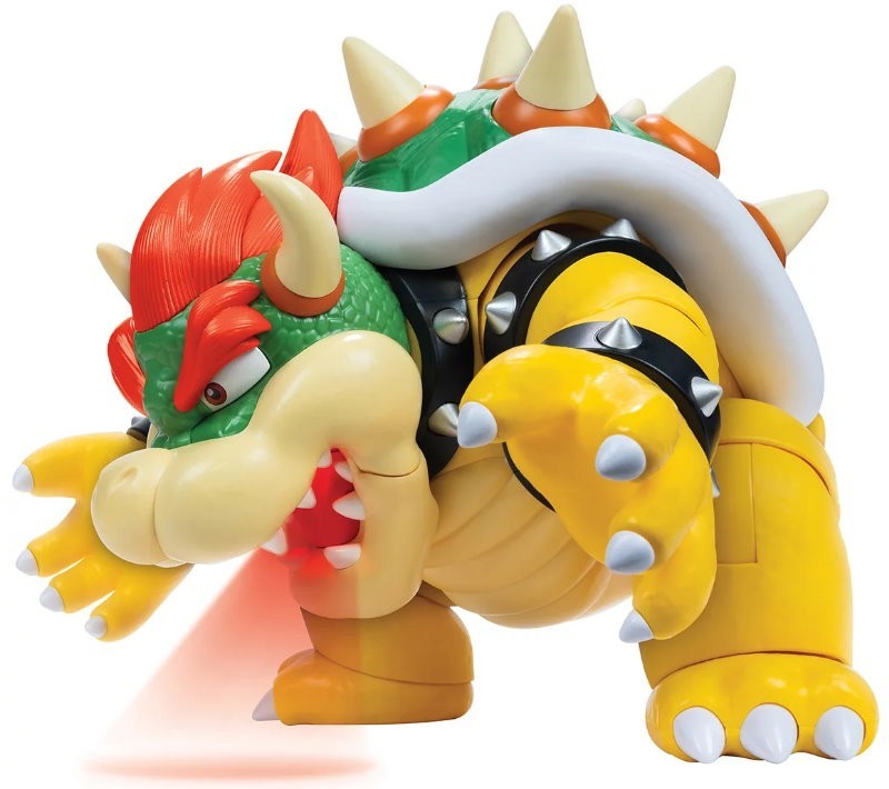 Nintendo 12” (30cm) Big Bad Bowser Super Mario Action Figure with Lights, Sounds