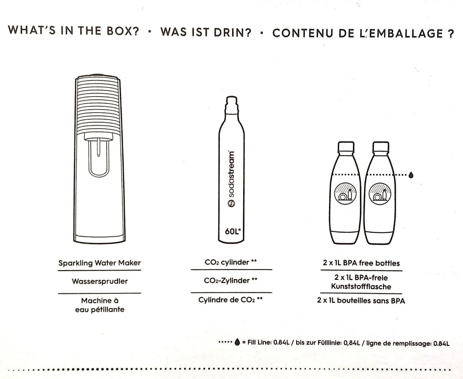 Sodastream Terra Sparkling Water Drink Maker Mega Pack Soda Stream Machine 2x1L