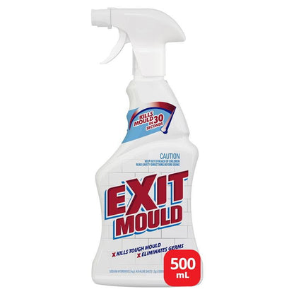 Exit Mould 500ml Mould Remover Trigger Spray - Kill Mould and Germs, Cleaning