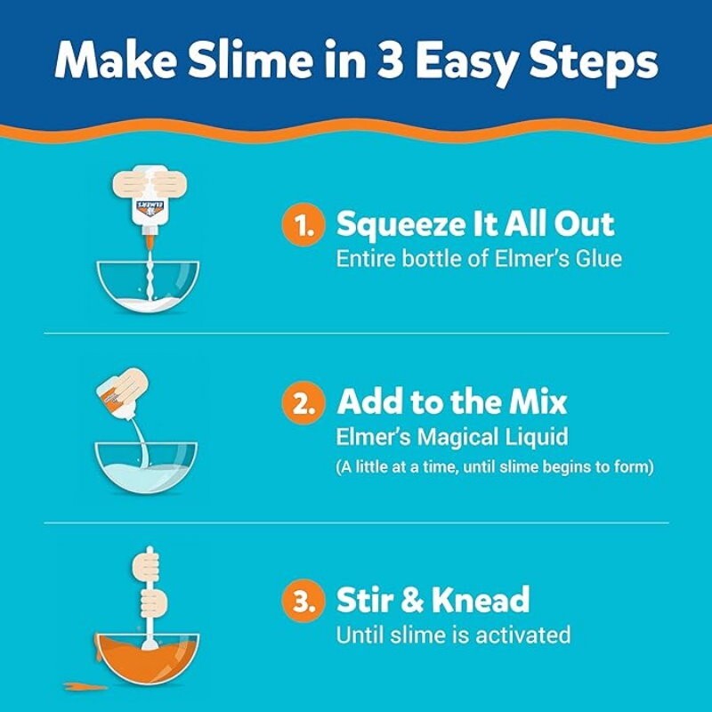 Elmer's Celebration Slime Kit 10 Count Assorted Magical Liquid Slime Activators