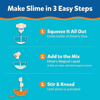 Elmer's Celebration Slime Kit 10 Count Assorted Magical Liquid Slime Activators