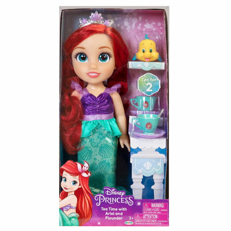 Disney Princess Doll Tea Time w/ Friend - Doll, Outfit, Tea Cups, Plates, Spoons