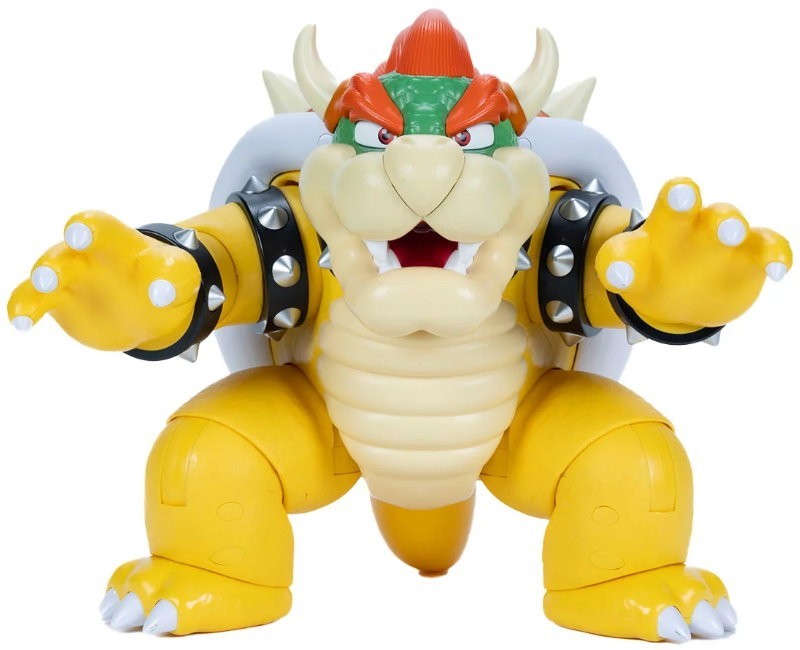 Nintendo 12” (30cm) Big Bad Bowser Super Mario Action Figure with Lights, Sounds