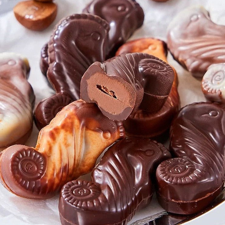 Guylian Premium Belgian Praline Hazelnuts Chocolate Seahorses Assortment 333g