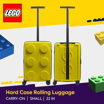 LEGO Signature Brick 2x3 Trolley Expandable Luggage Carry On & 1x2 Backpack Set