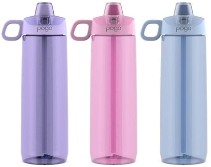 Pogo Tritan Water Bottle with Soft Straw 946 ml (32 oz) - Leakproof, BPA-Free
